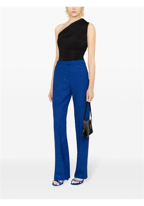 Blue Gladys Crystal tailored trousers - women THE ANDAMANE | TM140406CTNP207BL